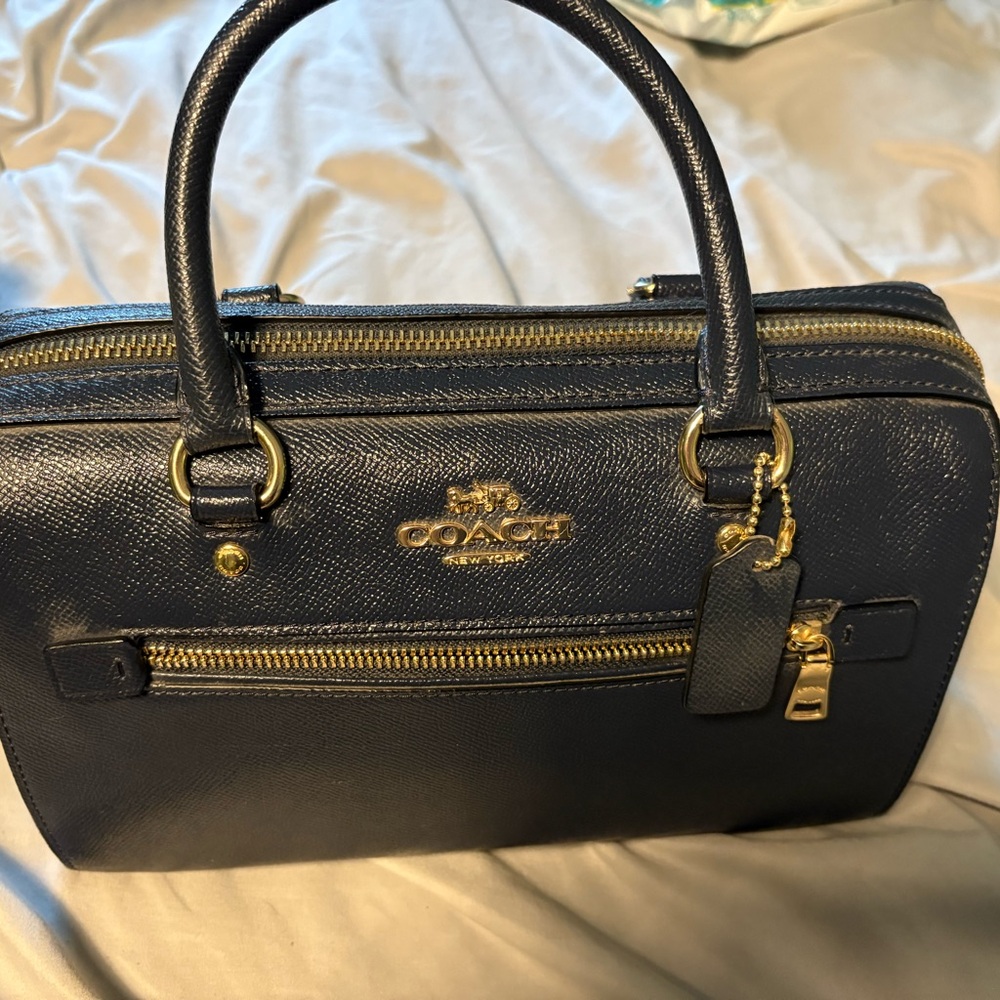 Coach Navy Leather woman’s purse